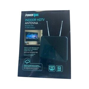 NEW PowerXcel Indoor HDTV Antenna Receives and Filters Signals